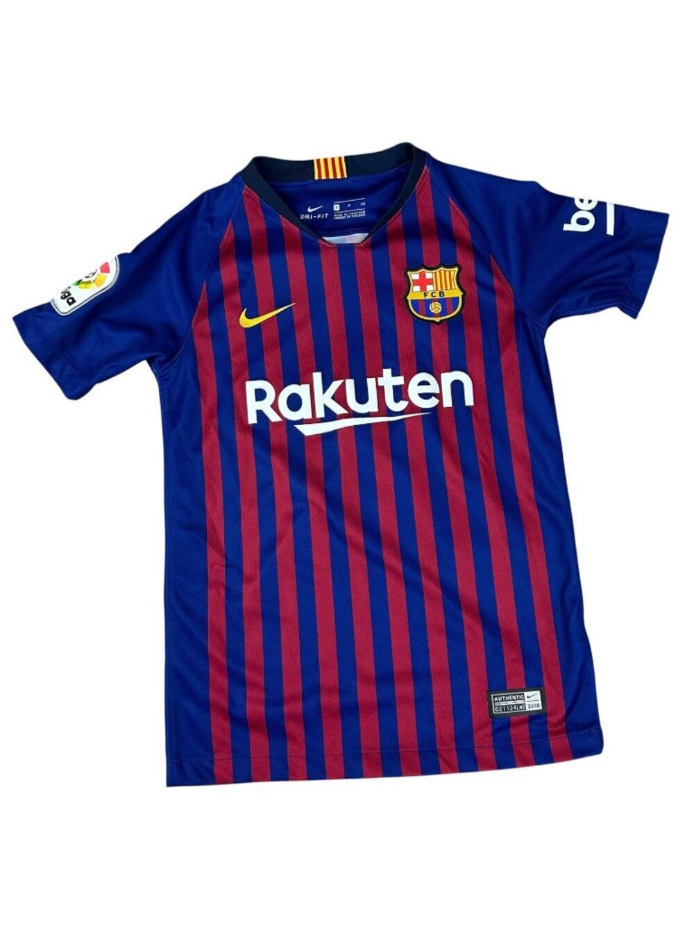 Barcelona 2018-2019 Home football Nike Jersey Messi Youth Size S
